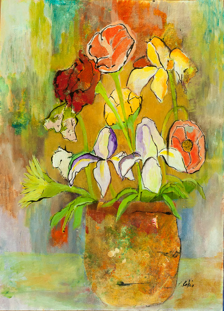 Pauline Rakis Paintings by Pauline Rakis - Links Bridge Vineyards